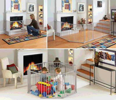 Baby Stair Gates on Baby Fireplace Safety Gates   Child And Toddler Hearth Safety Guards