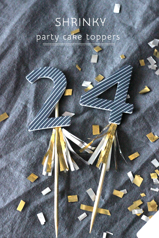 DIY Shrinky Cake Toppers | by Jordan www.polkadotprints.com.au