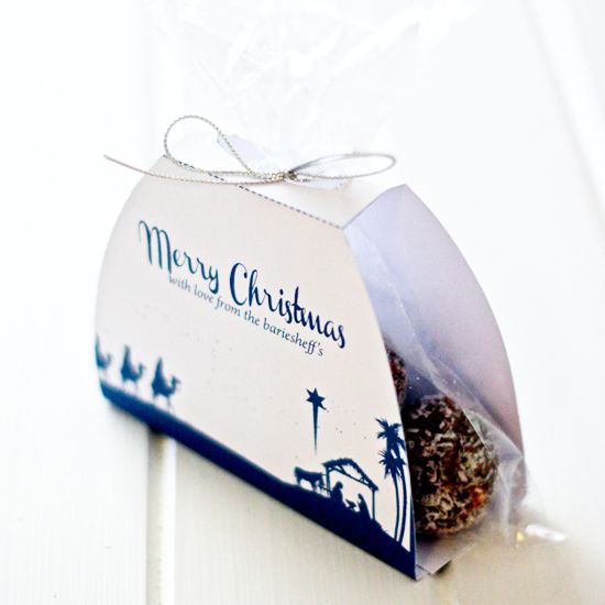 Christmas Nativity Truffle Packaging | by Jordan of Polkadot Prints photo