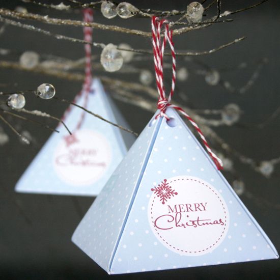 Christmas Pyramid Truffle Packaging | by Jordan of Polkadot Prints