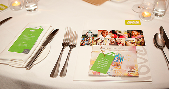 Watoto Gala Dinner 2012 graphics by Polkadot Prints