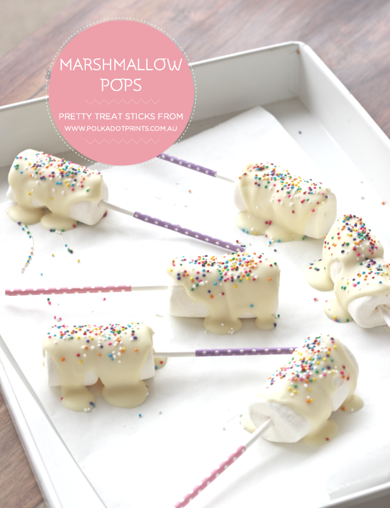 Marshmallow Pops | Treat Sticks by Polkadot Prints