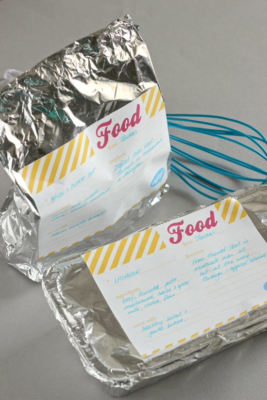 Meal & Roster Labels Free Download | by Polkadot Prints