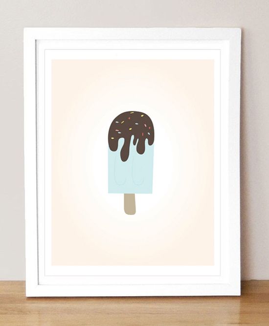 Ice Cream Wall Print Series | by Polkadot Prints