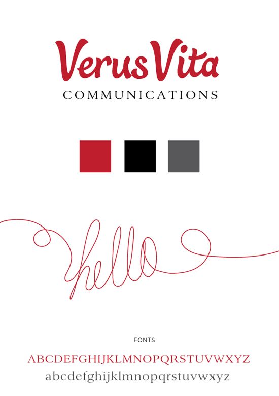 Verus Vita Branding | by Polkadot Prints