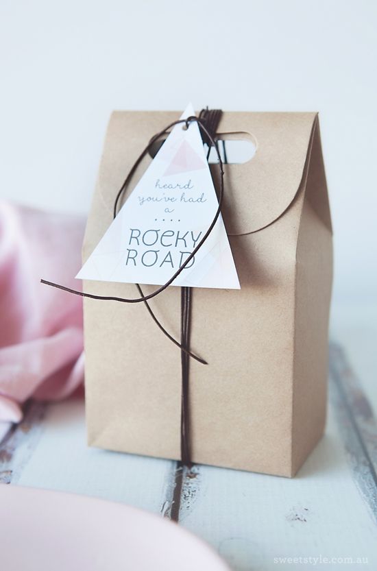 Rocky Road free Gift Tag & Recipe | by Polkadot Prints for Sweet Style