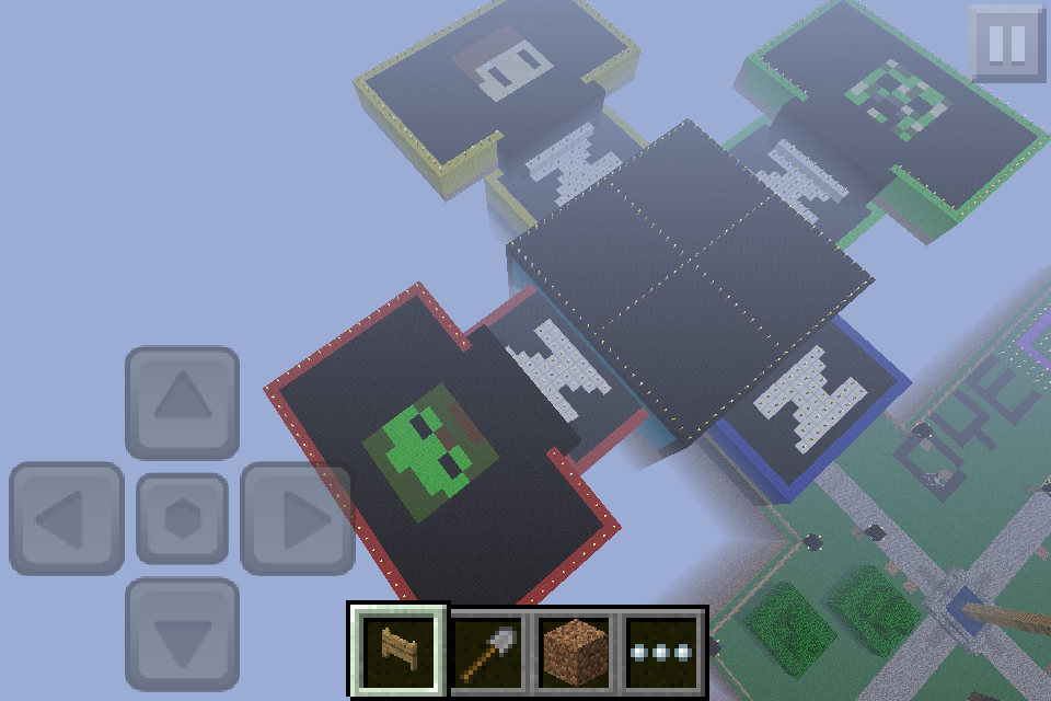 Minecraft:PE Tye-Dye's Multiplayer Map & Mob arena!