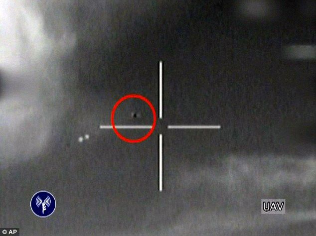 Caza israeli derriba avion no tripulado