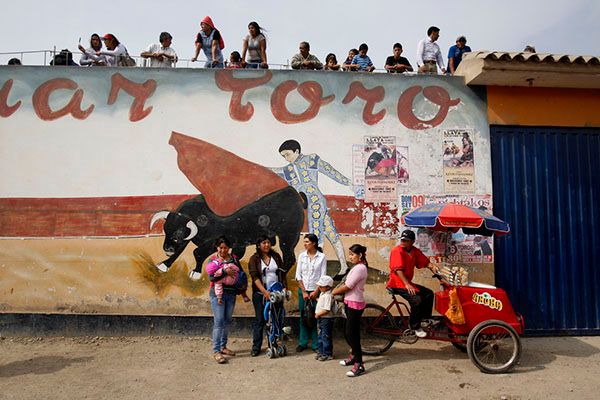 Corrida de toros en Perú