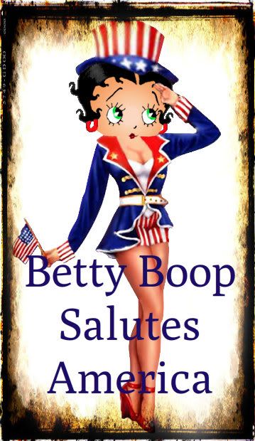 Betty Boop Salutes America