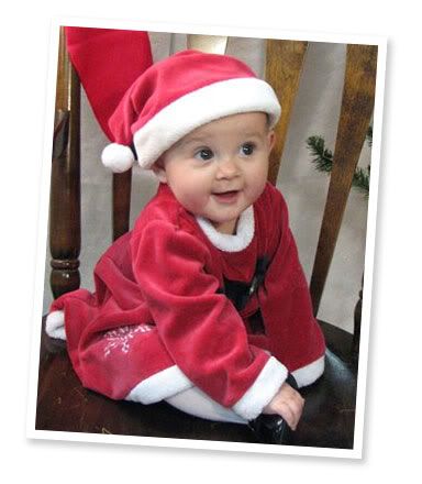 Christmas Baby Photo Picture
