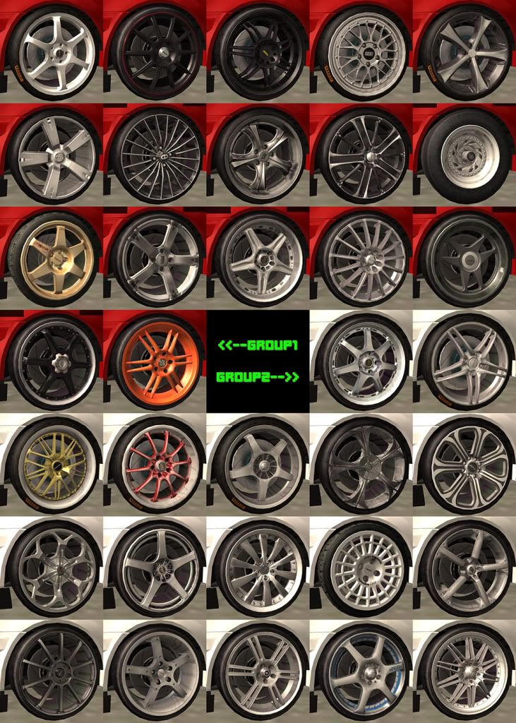 Gta San Andreas New Sets Of Awsome Rims Must Download With