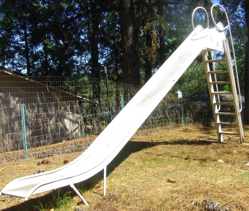 VINTAGE PLAYGROUND SLIDE 16 FOOT LONG BY 9 FOOT HIGHRETRO OLD