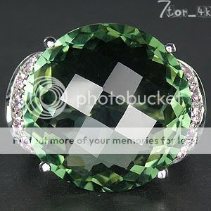   checkerboard round daimond cut dimension 19 9 mm color green quantity