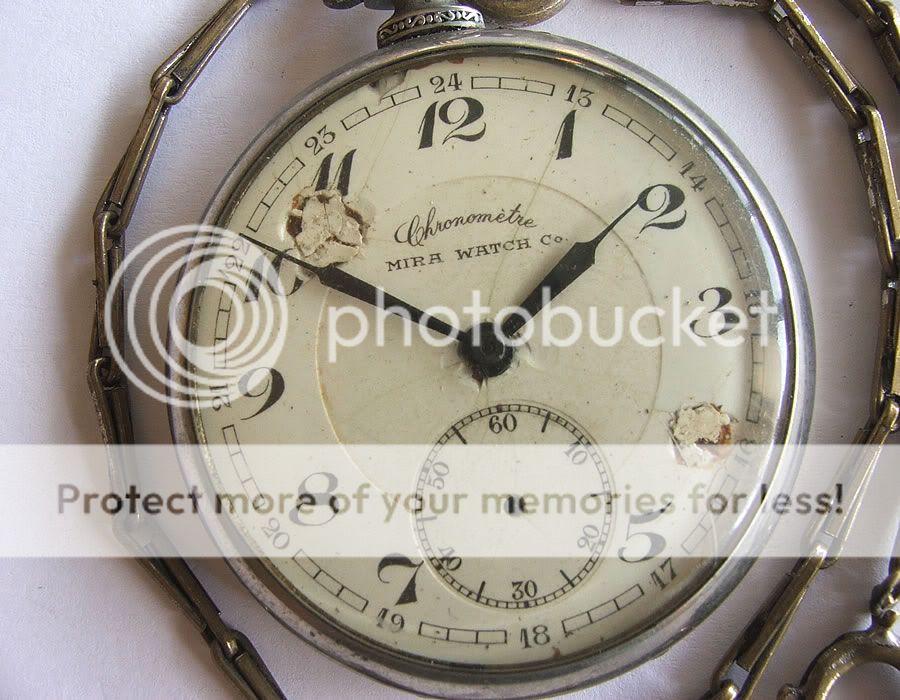 Vintage Mira Watch Co. Chronometre, Vogt, Pocket Watch  