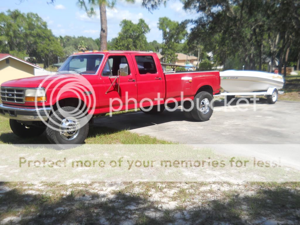 lifted f350 crew cab dually 7.3 turbo diesel 5 speed 4x4 with 144k ...