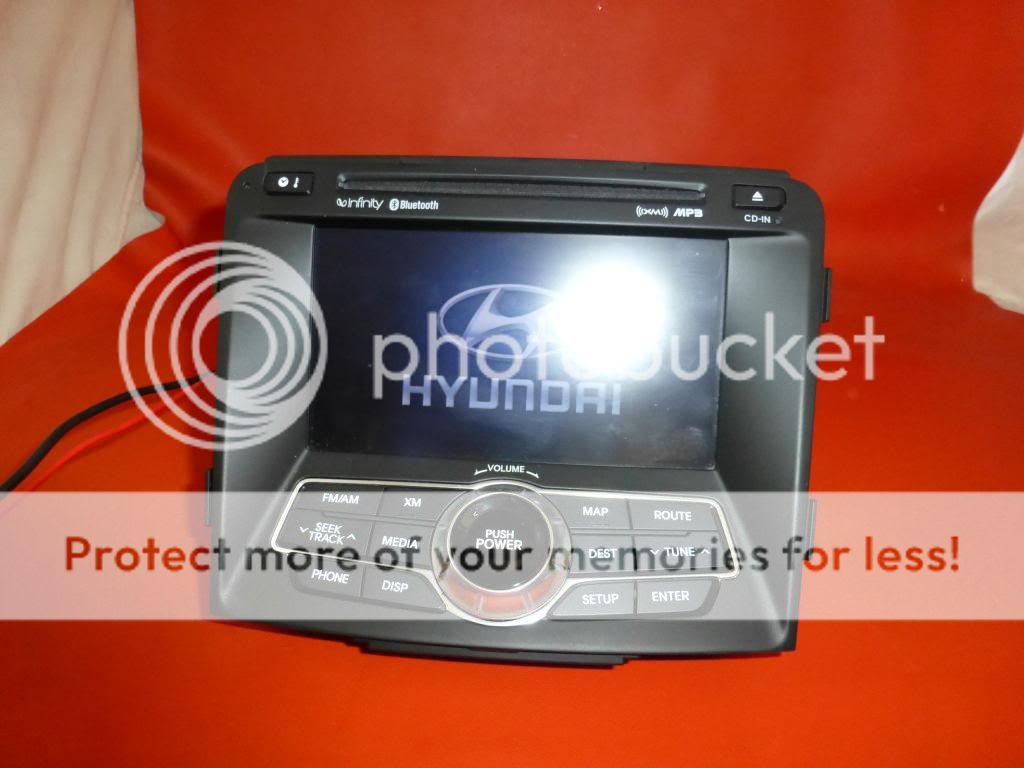 2011 2012 Hyundai Sonata Bluetooth XM  CD Player GPS Navigation Screen Radio