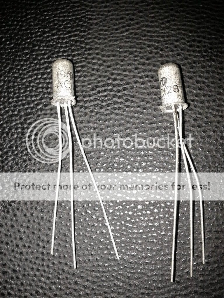 Ac128 germanium transistors PNP 2pcs tested/matched set for the Fuzz 
