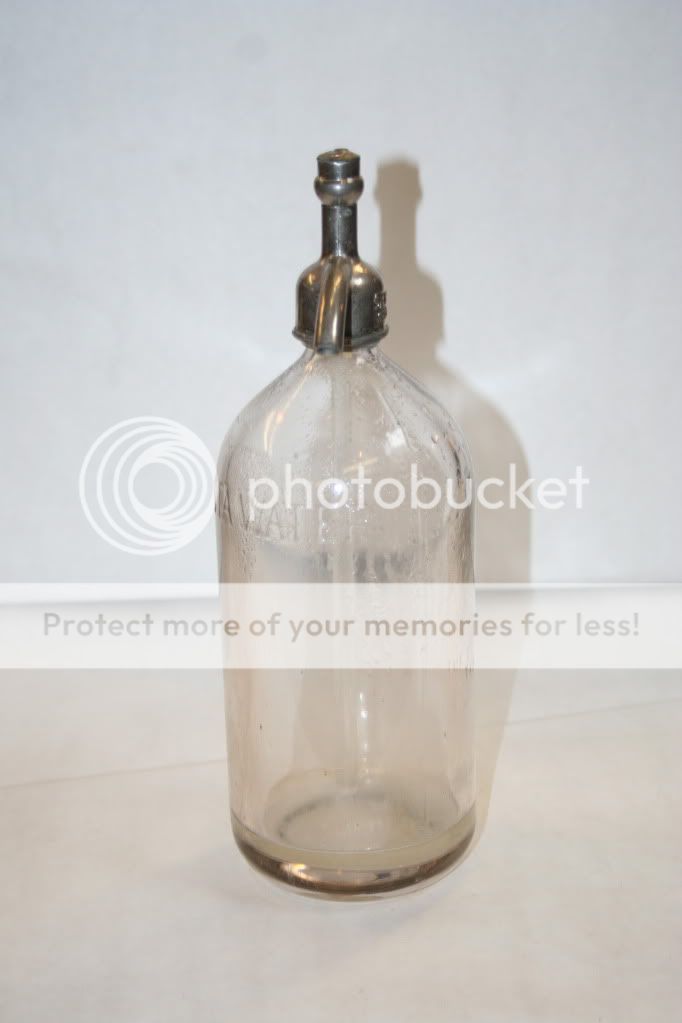 Vintage American SHASTA WATER CO. Glass Seltzer Bottle  