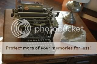 Typewriter or a desk