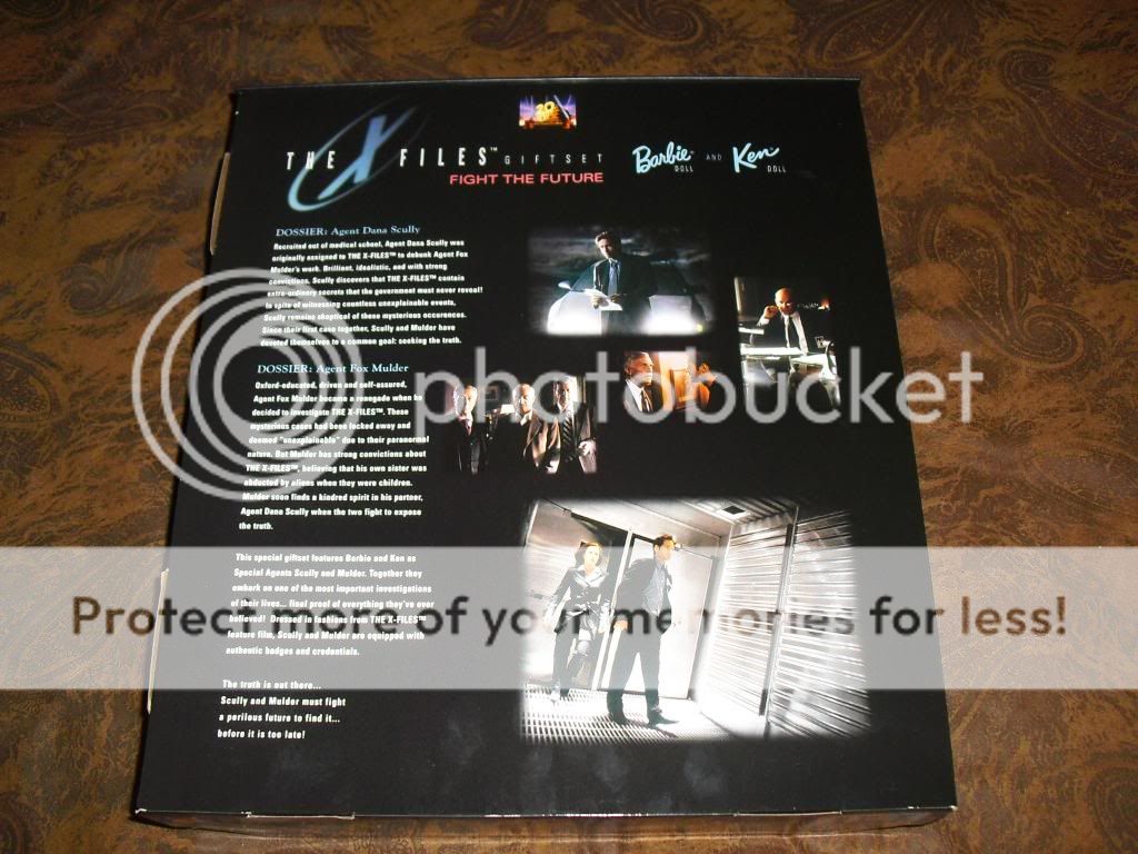 Barbie & Ken As Scully & Mulder The X Files 1998 Collectors Edition 