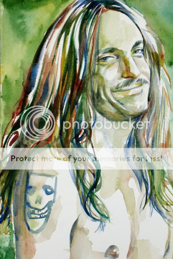 Cliff Burton Portrait Painting Fine Arts Metallica Kill