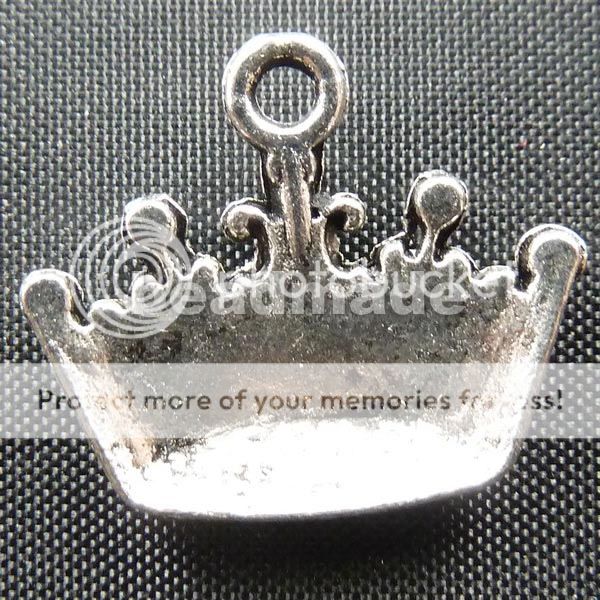 Wholesale  25pcs tibet silver crown Charms 18x16mm  