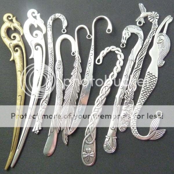 free ship 100pcs tibet silver mixed Bookmarks 115 160mm  